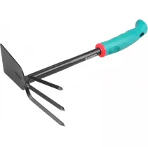  Motyczka ogrodowa dwustronna (prosta - trójząb) Khayner Garden G526E.