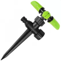  Zraszacz obrotowy 3-ramienny, wbijany Khayner Garden - X6UA