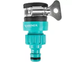 Przyłącze na kran z uszczelką i metalową obejmą Khayner Garden - K21-6