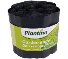 Obrzeże trawnikowe 15cm x 9m Plantina - grafitowe