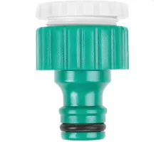 Przyłącze na kran z gwintem wewnętrznym 3/4" + redukcja na 1/2" Khayner Garden - K1412