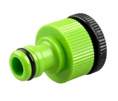 Przyłącze na kran z gwintem wewnętrznym 3/4" + redukcja na 1/2" Khayner Garden - K1412-GR