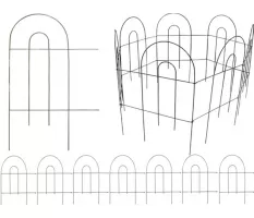 Płotek ogrodowy 80x305cm Plantina - zestaw 7 elementów