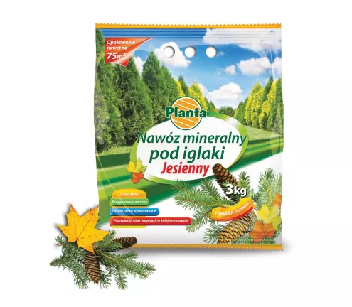 Nawóz mineralny pod iglaki jesienny - Planta