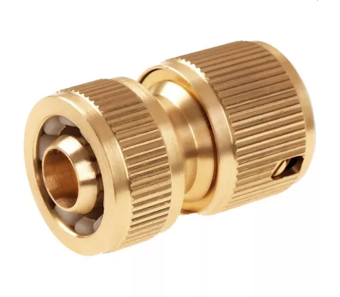 Szybkozłącze 1/2" - przelot, mosiężne Khayner Garden - KB412