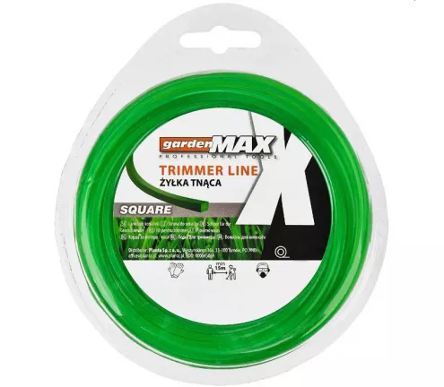 Żyłka tnąca, kwadrat gardenMAX