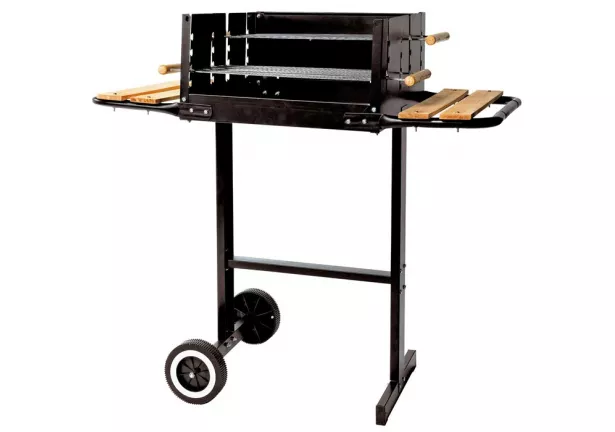 Grill ogrodowy prostokątny na kołach Dr Grill - model: 11355DP