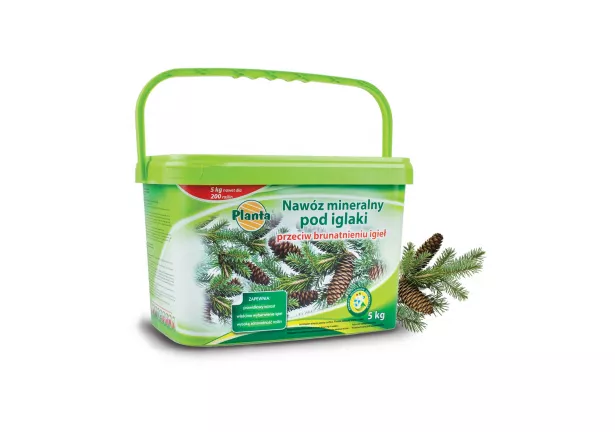 Nawóz mineralny pod iglaki przeciw brunatnieniu igieł - Planta