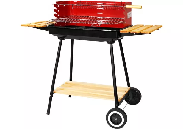 Grill ogrodowy prostokątny na kołach Dr Grill - model: 11787