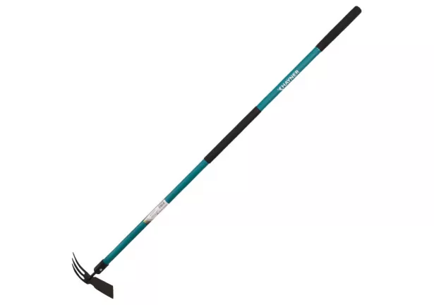 Motyka ogrodnicza dwustronna, na trzonie z włókna szklanego Khayner Garden S232GL.