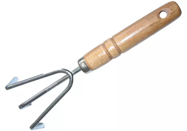 Pazurki ogrodnicze chromowane 3-rzędowe Khayner Garden