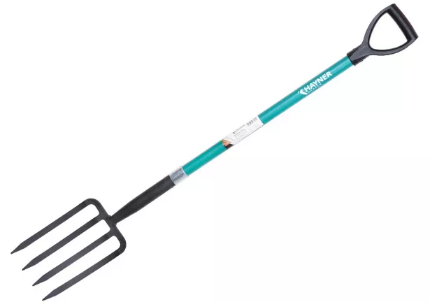 Widły ogrodowe 4-zębne amerykańskie Khayner Garden F104GY