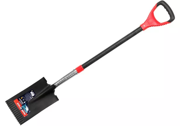 Szpadel prosty na trzonie z uchwytem Khayner Garden SHARK ATTACK S585GD