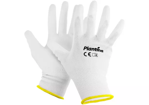 Rękawice ochronne białe Plantina